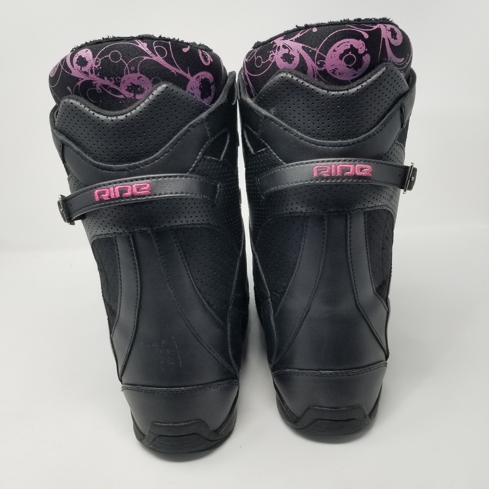 Women's Black Pink Purple RIDE SAGE Snowboard Boots Size 9.5 - Picture 16 of 16